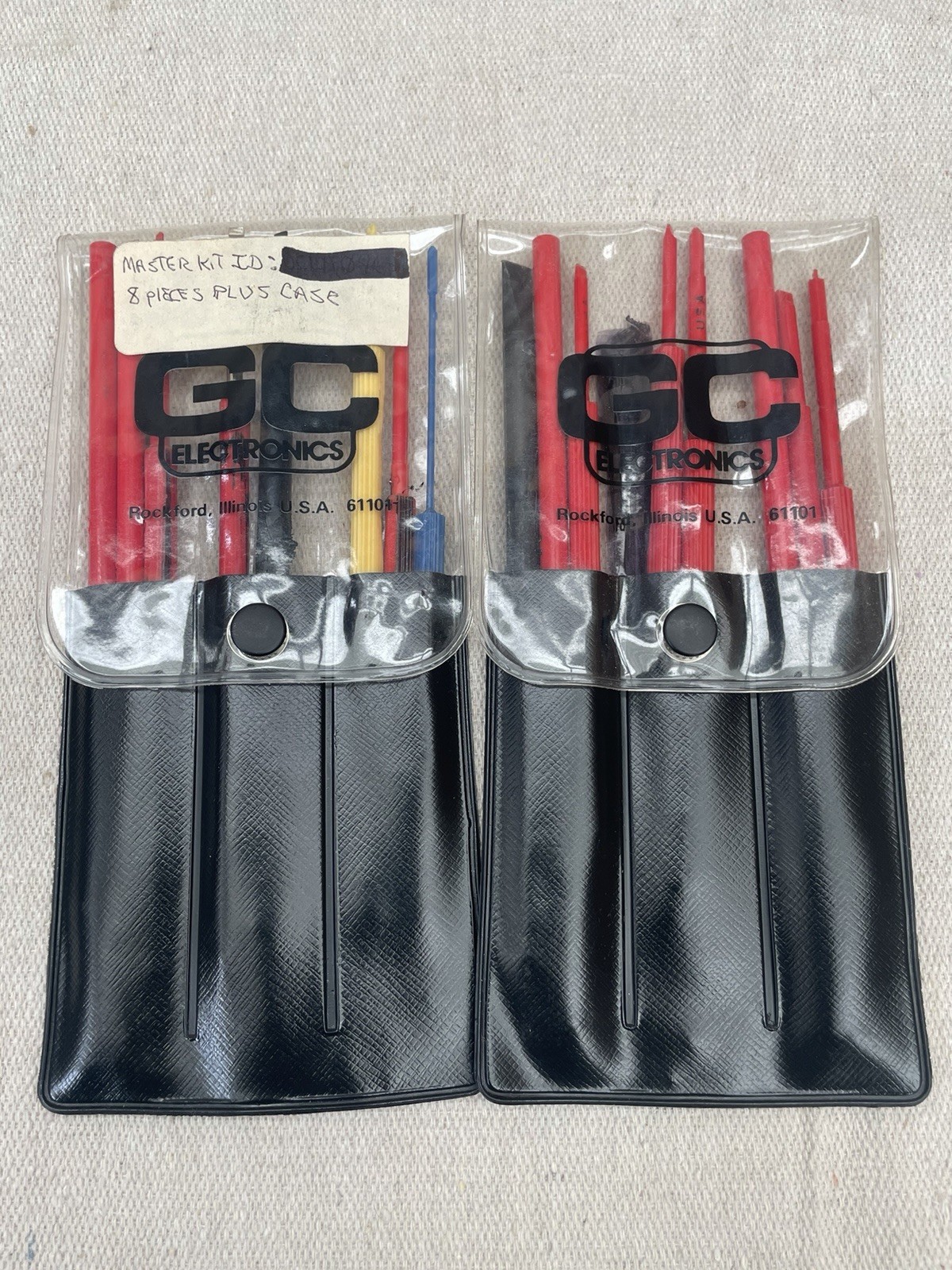 GC Electronics (2) 8-Pc Precision Alignment Tool Kits 16 Total w/ Case