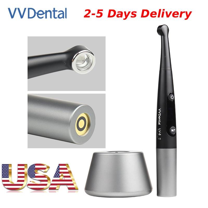 Dental Wireless LED Curing Light 2200mW Cordless Resin Cure Lamp Tooth Whitening