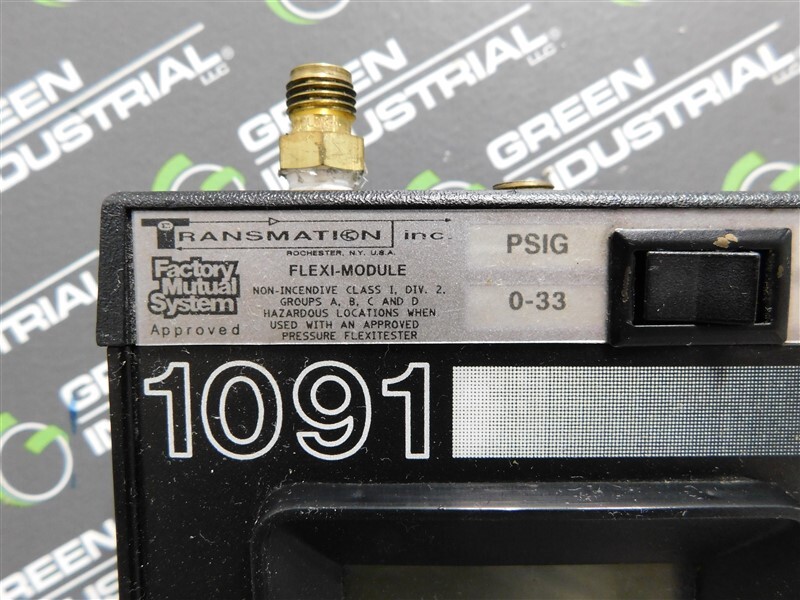 USED Transmation Inc. PD4120 Flexi-Module Pressure FlexiTESTER 1091-01 0-33 PSIG