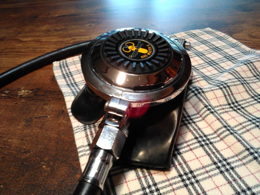Vintage aqua-lung DIVE-MASTER-3 Repaired item-Good Condition
