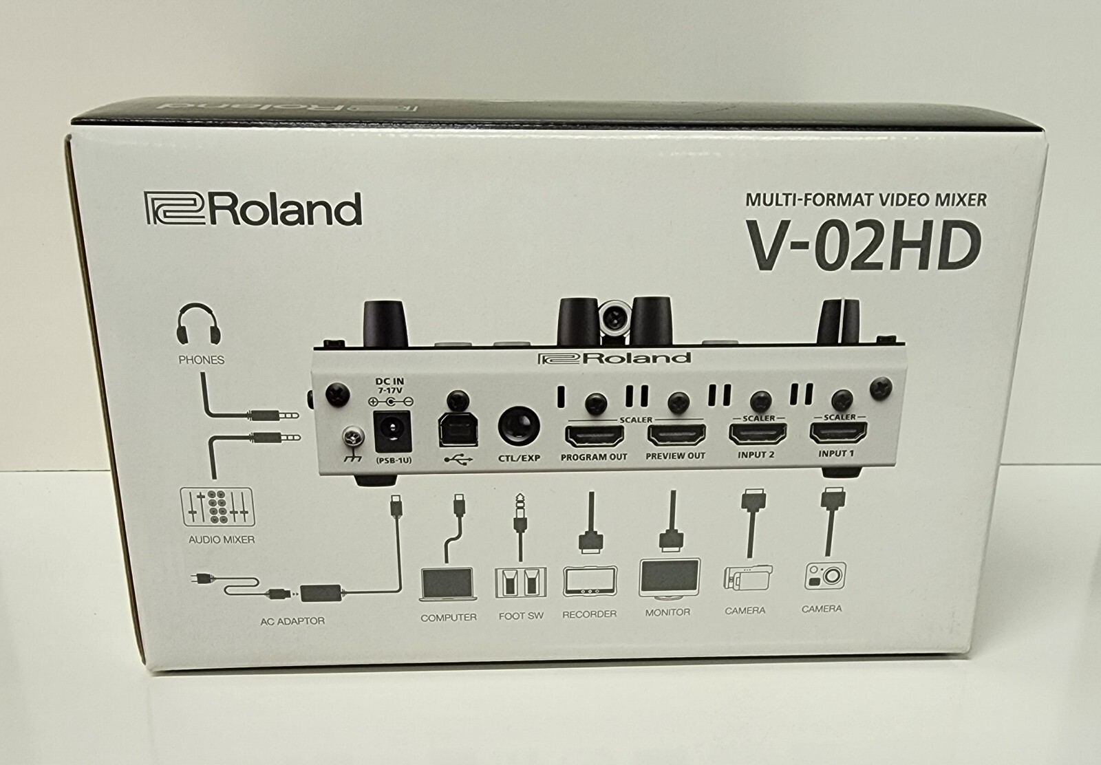 Roland V-02HD-PAC1 Video Mixer Bundle (B-Stock/Original Box)