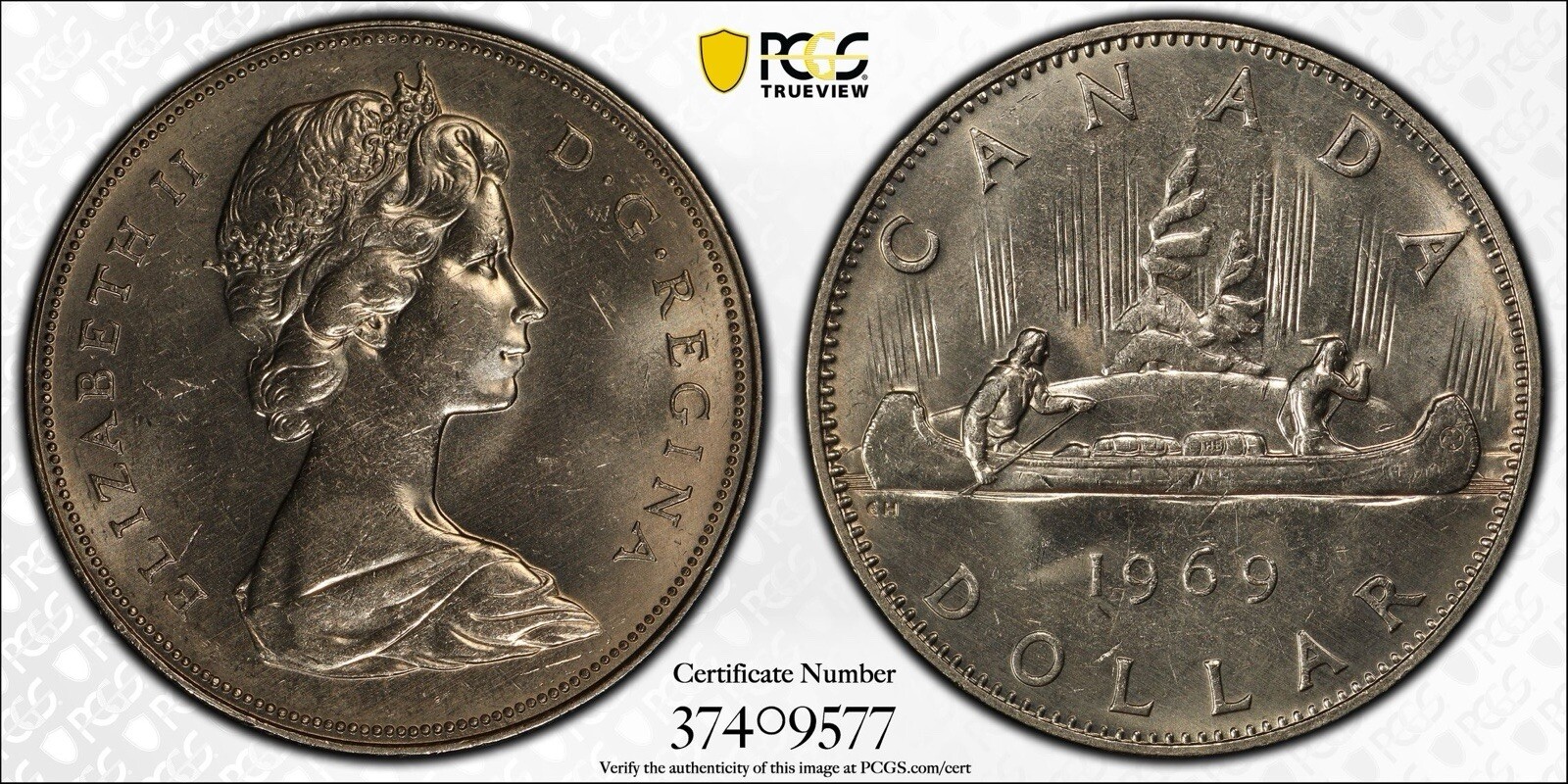1969 Canada Dollar PCGS MS-64, Buy 3 Items, Get $5 Off!!