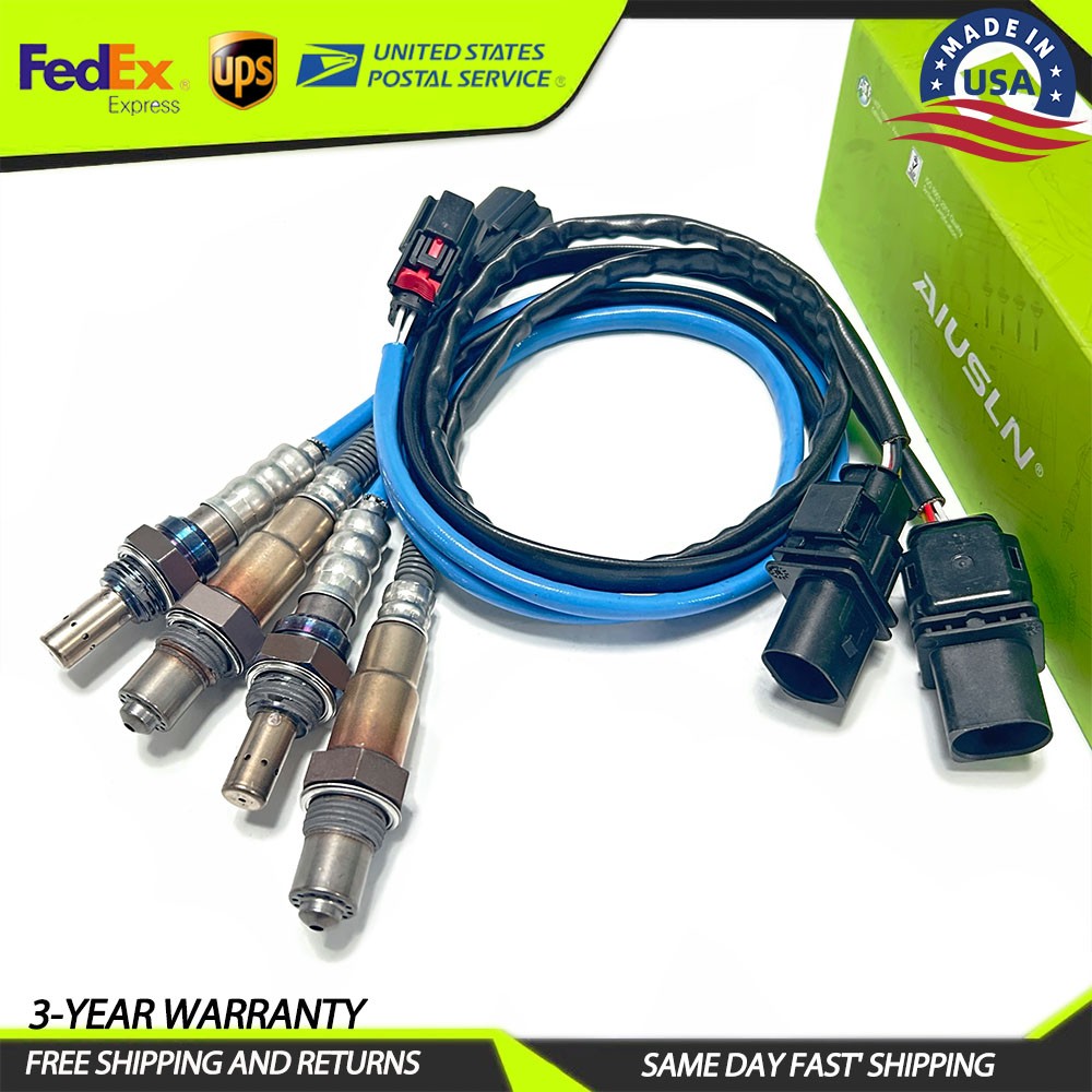4PCS Upstream & Downstream Oxygen O2 Sensor For 2011-2014 Ford F-150 3.5L V6