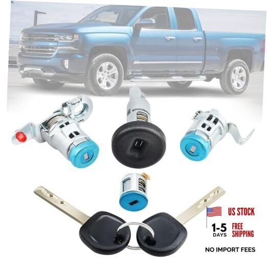 13590041 84668679 Lock Cylinder Set for Door Handle & Tailgate Latch &