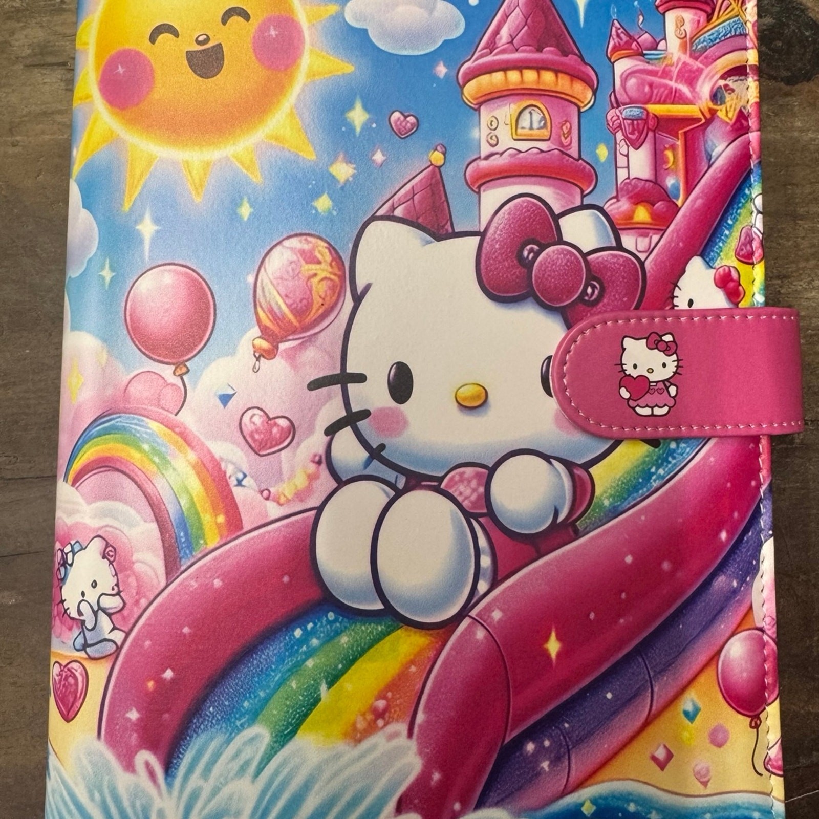 Hello Kitty A5 Binder with matching printed paper