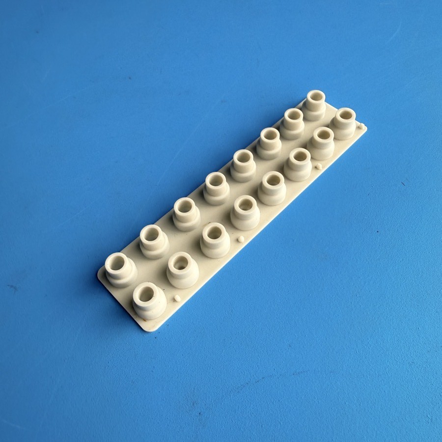 CASIO WK-1630 WK-3000 Keyboard Part: 8-Key Conductive Pad Contact Strip White