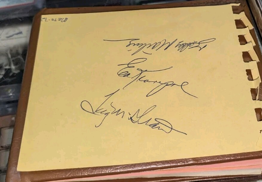 Tug McGraw Ed Kranepool Ted Martinez 1972 New York Mets Signed Cut W/Our COA