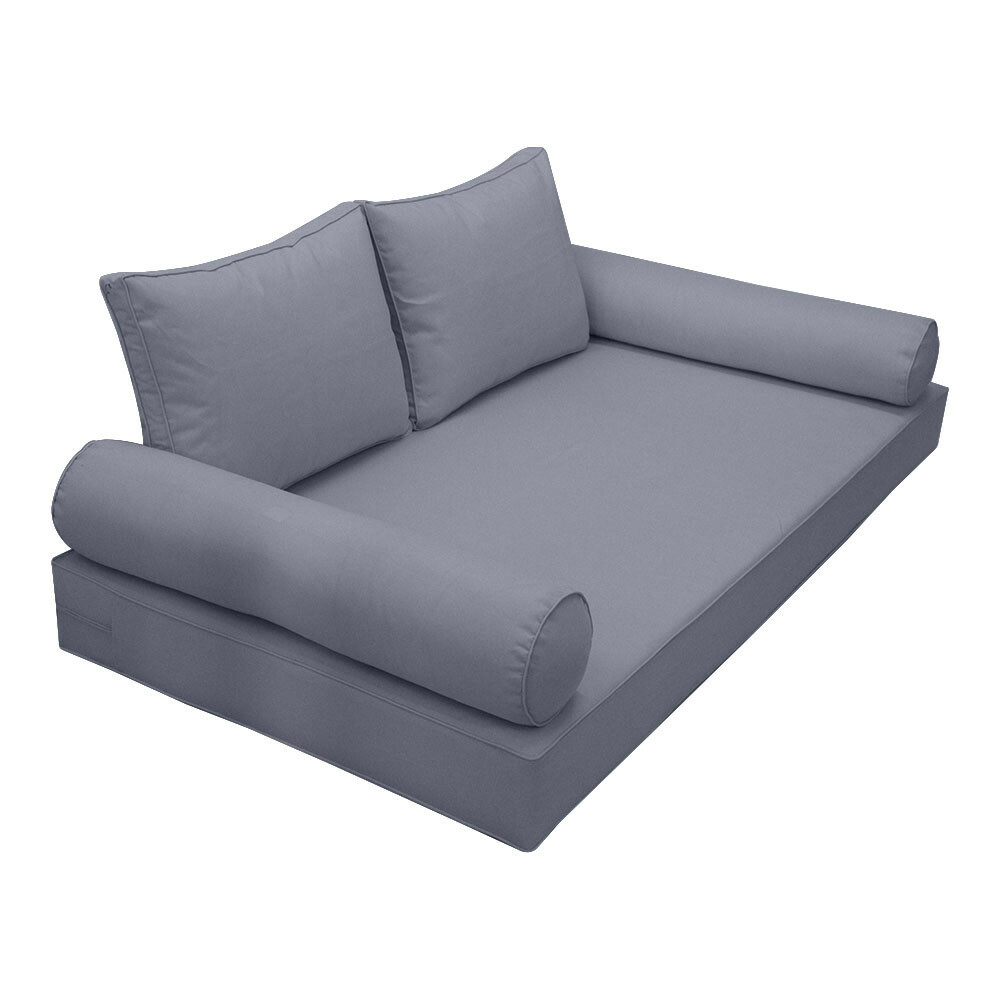Style1 5PC Daybed Mattress Cushion Bolster Pillow Complete Set Crib Size AD001