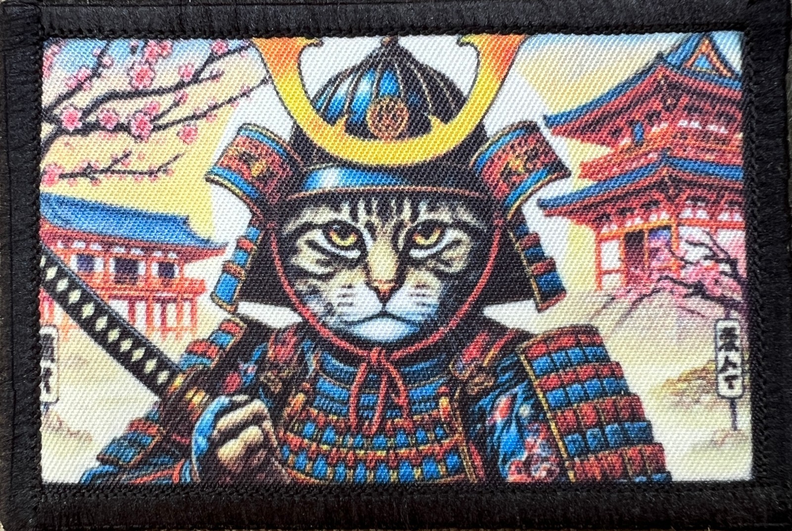 Camo Kitty Morale Patch Tactical ARMY Military Army Funny Hook and Loop Patch