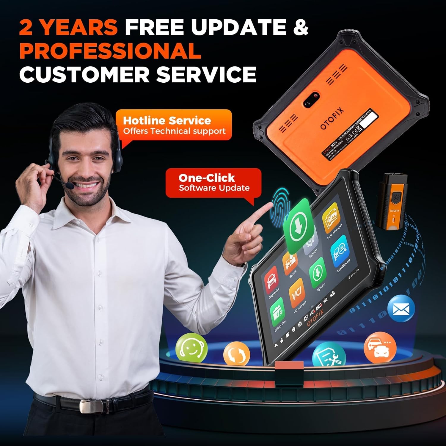 2025 OTOFIX D1 Lite Car Bidirectional Scanner Auto Full System Diagnostic Tool