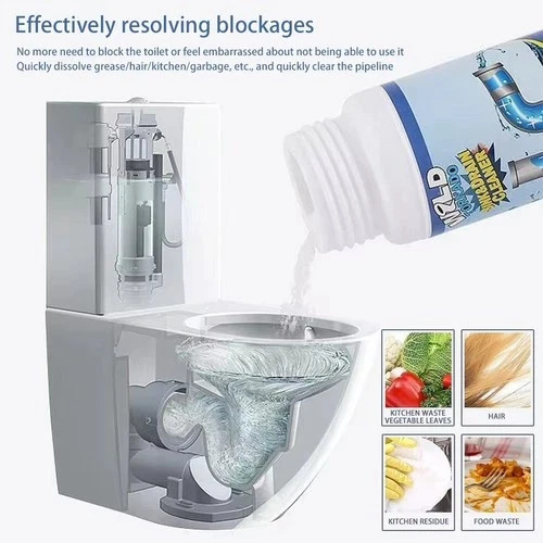 1~5x Wild Tornado Powerful Sink Drain Cleaner High Efficiency Clogging Cleaner