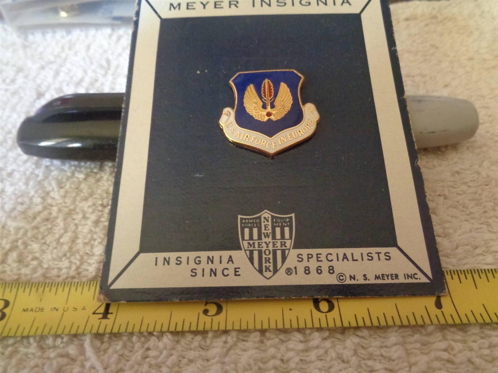 U.S. Air Force In Europe 22M Unit Crest, DI, DUI (DRAW#A5)