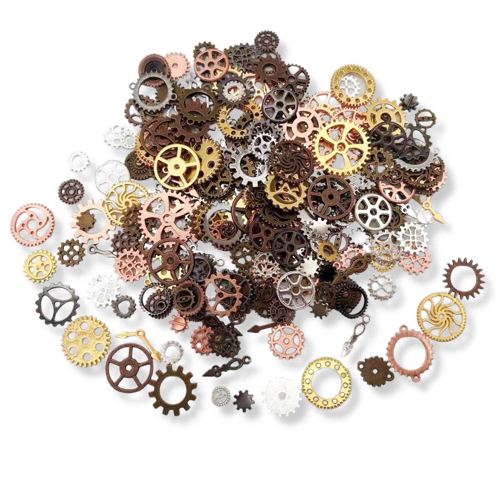 YYHDTYFY 50g Mixed Steampunk Gears Accessories Decor size, color