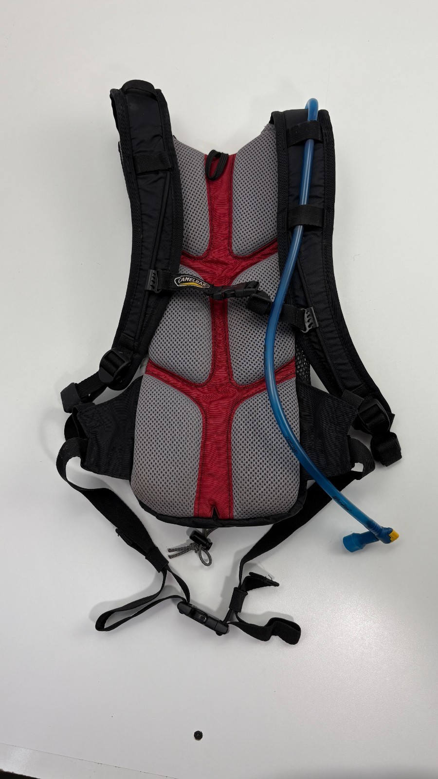 Camelbak Lobo Hydration Pack w/ Bladder Red Hiking Backpack Outdoor Camping