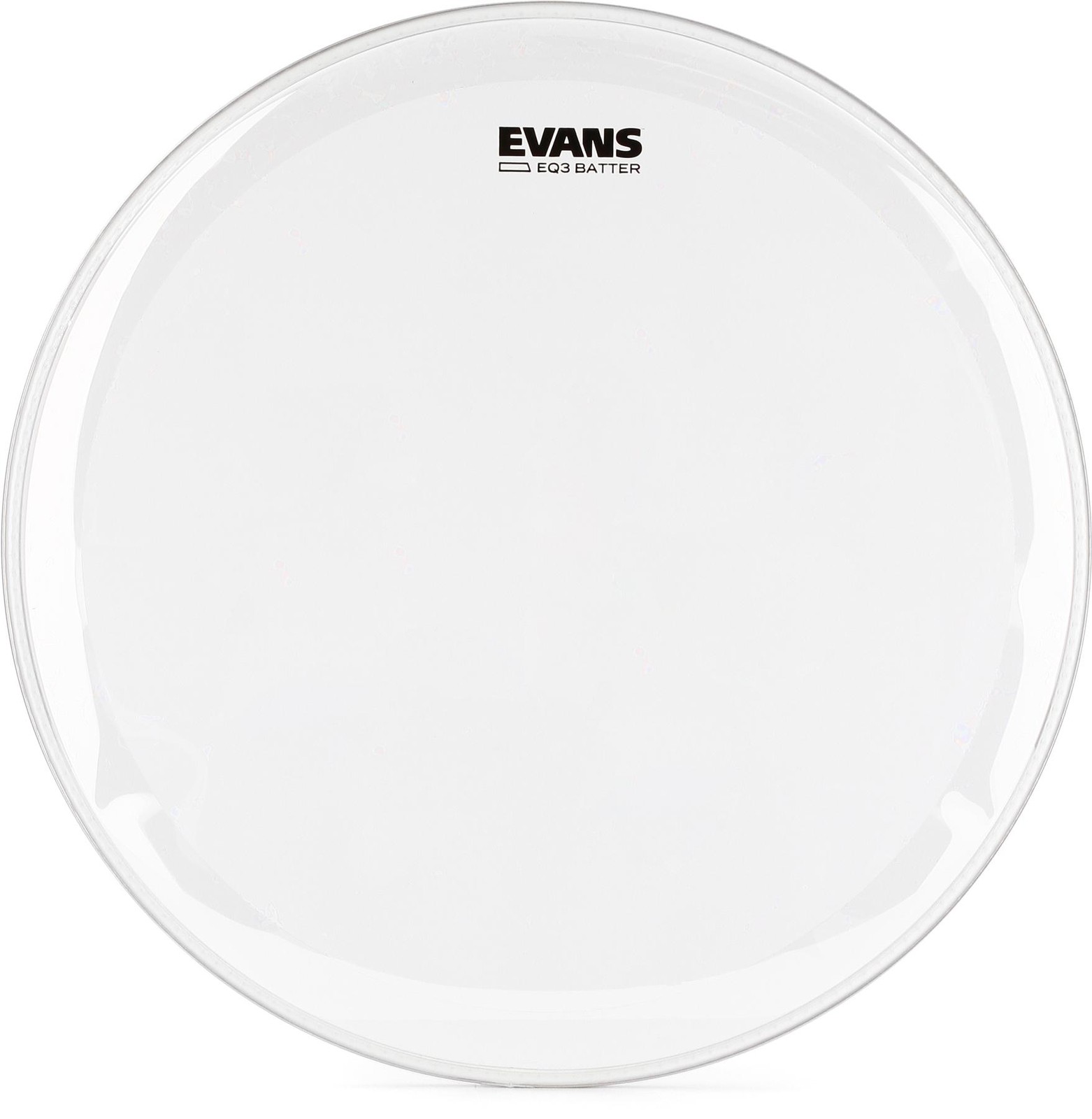 Evans EQ3 Clear Bass Drumhead - 22 inches (2-pack) Bundle