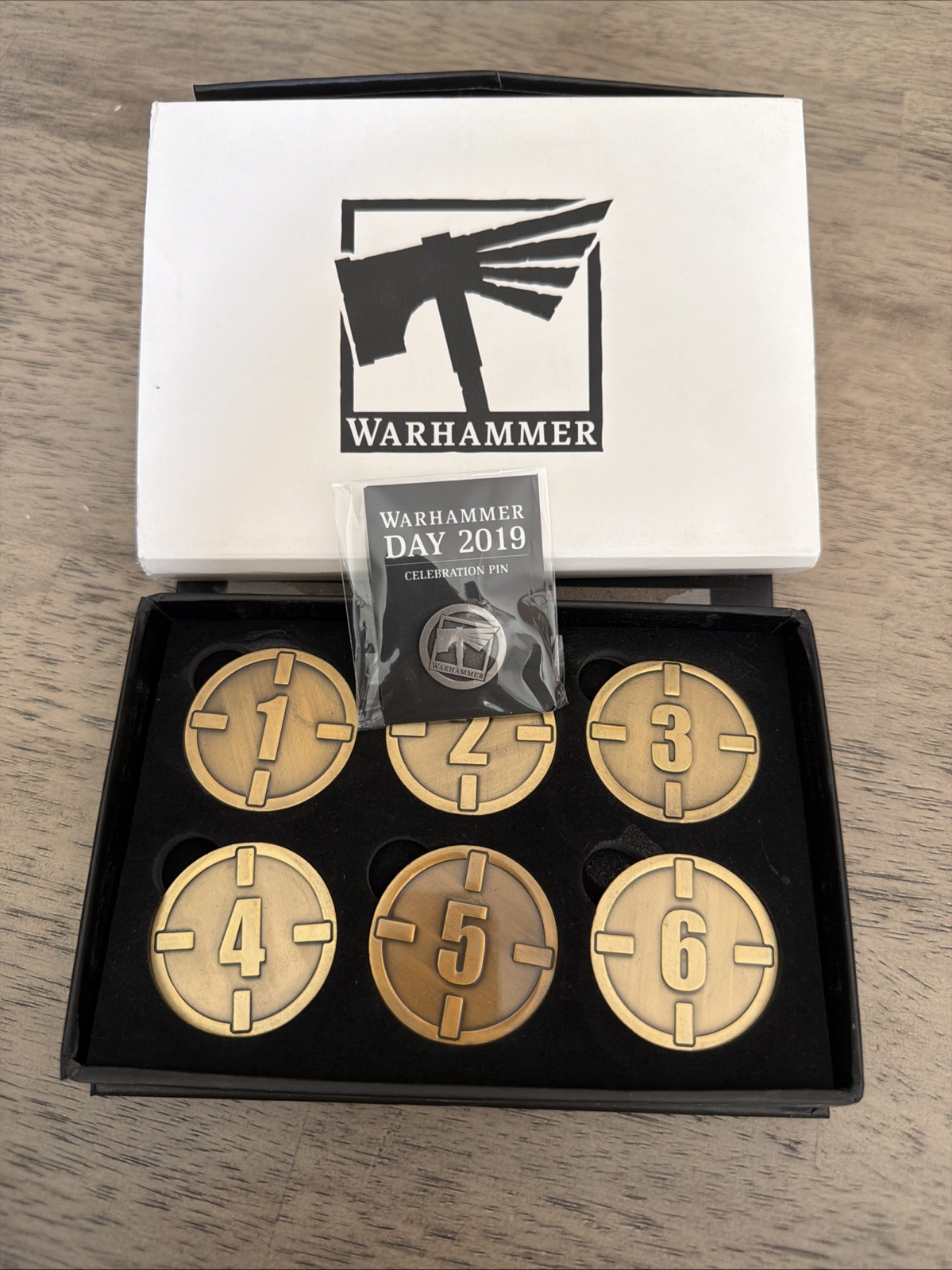 Warhammer Day Commemorative Coins Limited Edition Objective Markers GW 2019