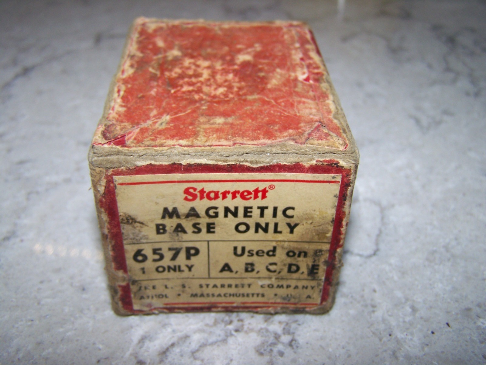 Starrett 657P Magnetic Base Dial Indicator Holder
