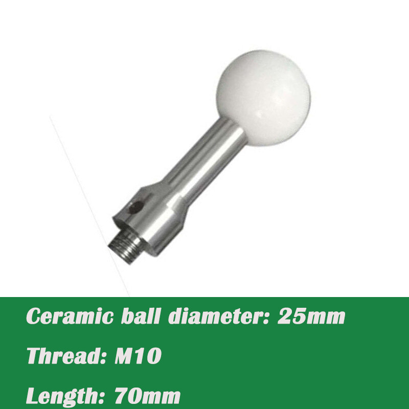 High-precision M10 Thread Magnetic Force Ceramic Calibration Sphere Length 70mm