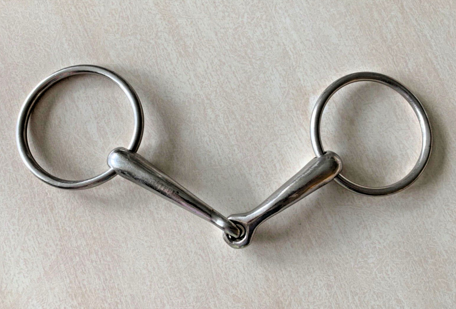 KORSTEEL Loose Ring Snaffle Bit, Size 5 1/4" Mouth Stainless Steel ENGLISH HORSE