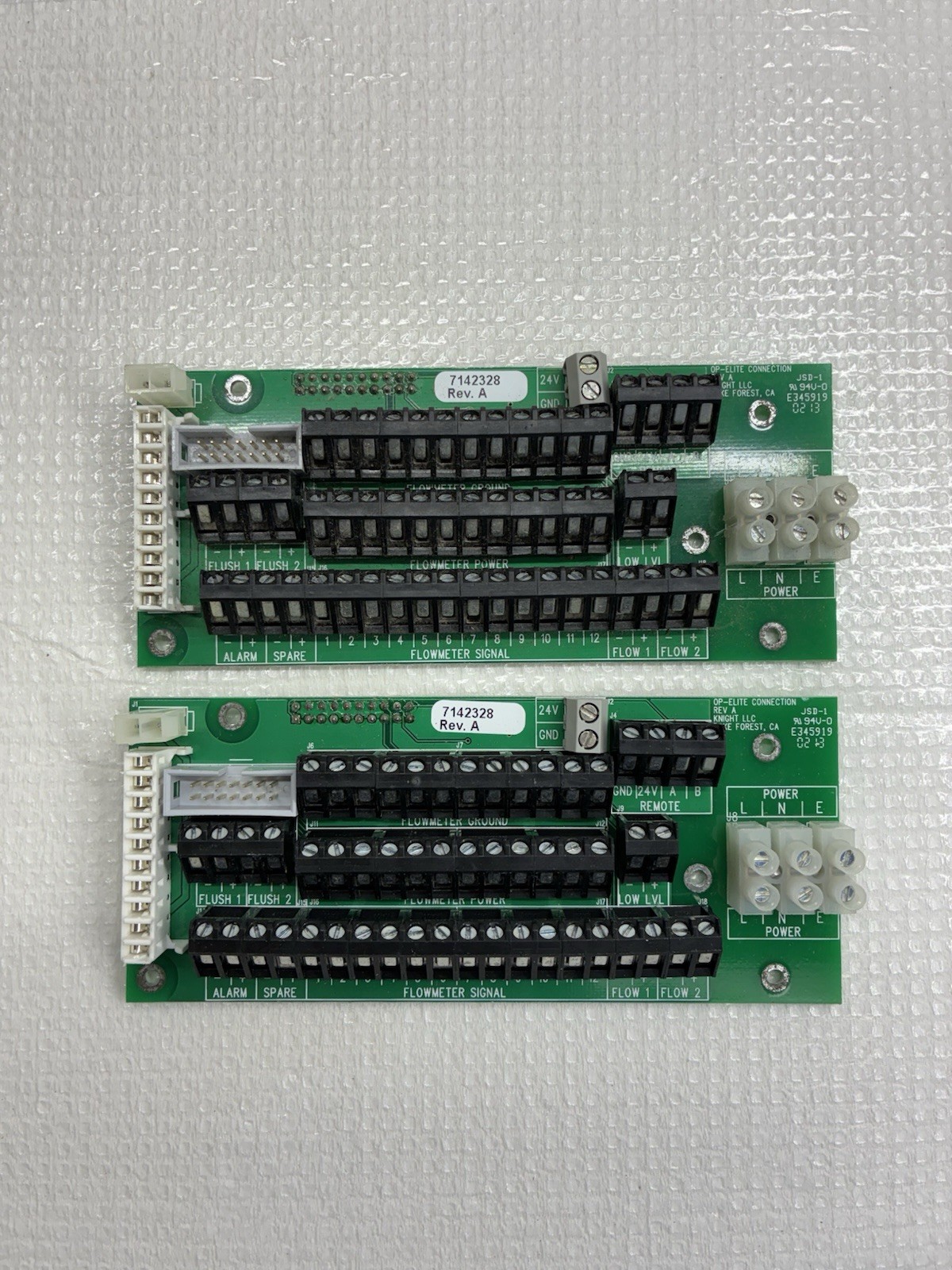 KNIGHT EQUIPMENT 7142328 REV A CIRCUIT BOARD NWC-QC1 0813 / LOT OF 2