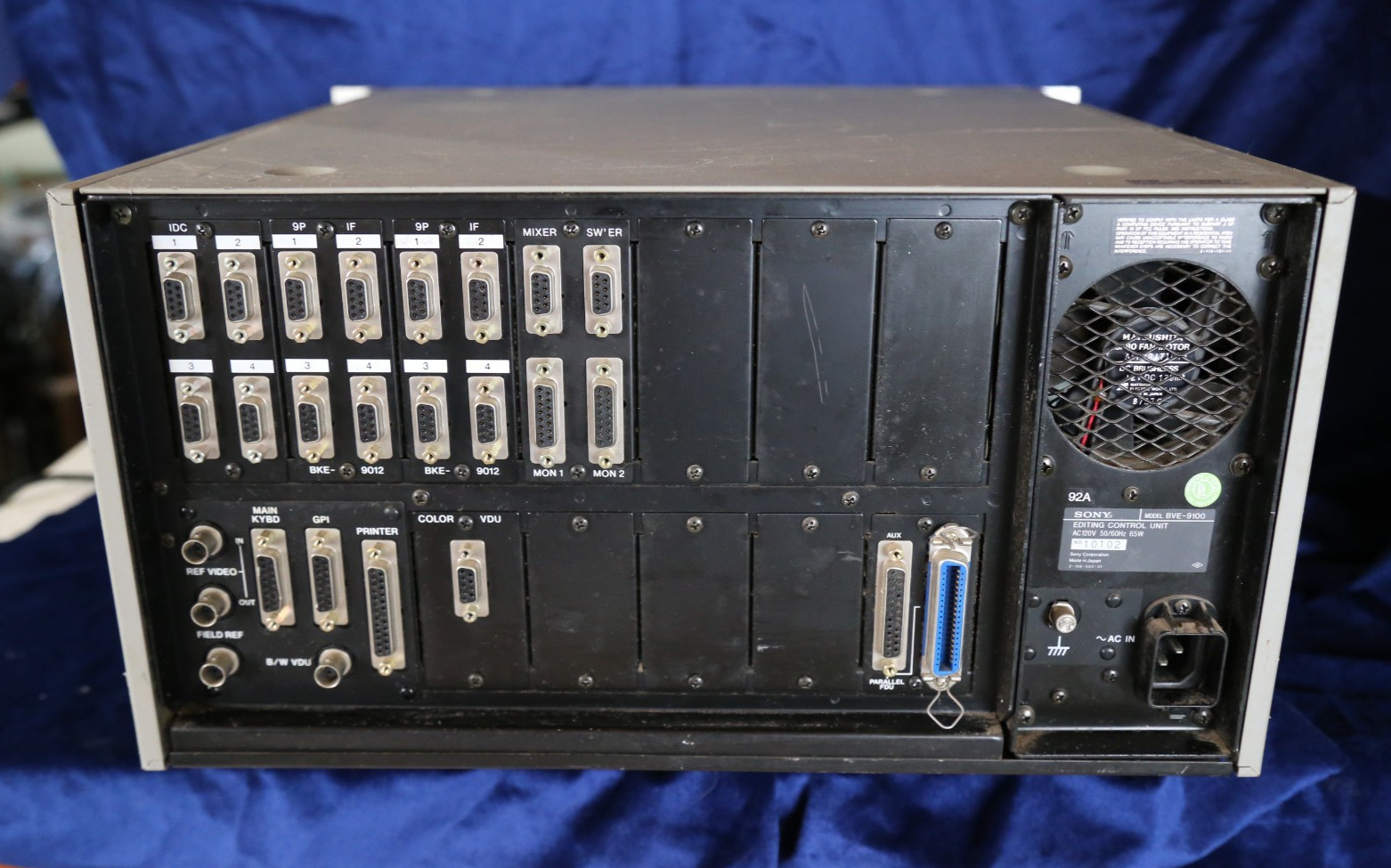 Sony BVE-9100 Editing System includes Software; used with BVH-2000 & other VTR's