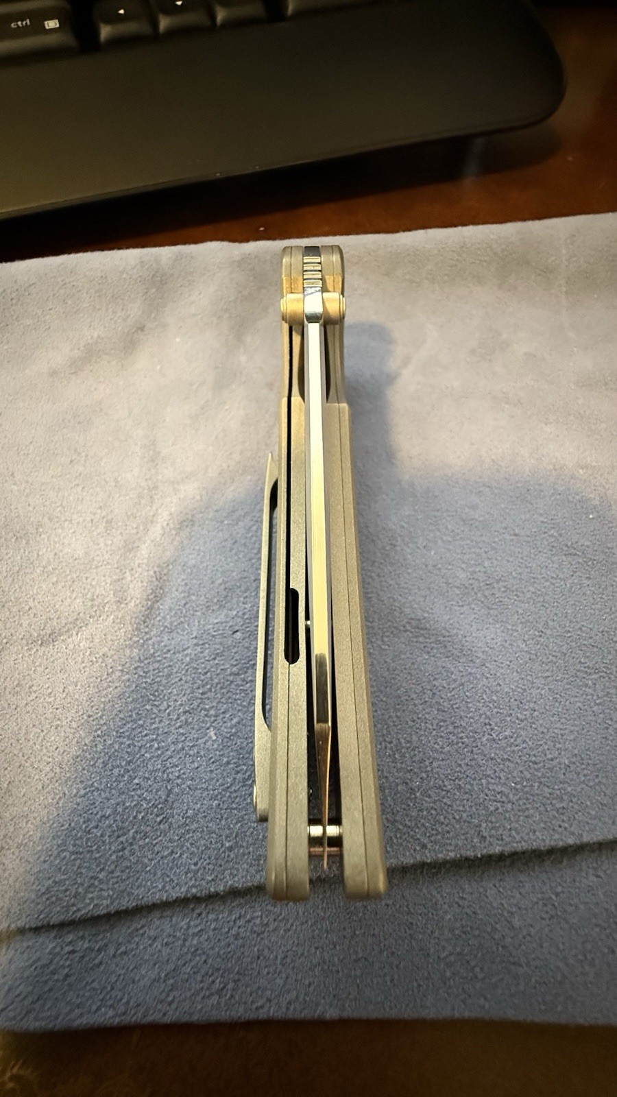 Johan vd Walt JB1 - Blasted & Tumbled Titanium #29