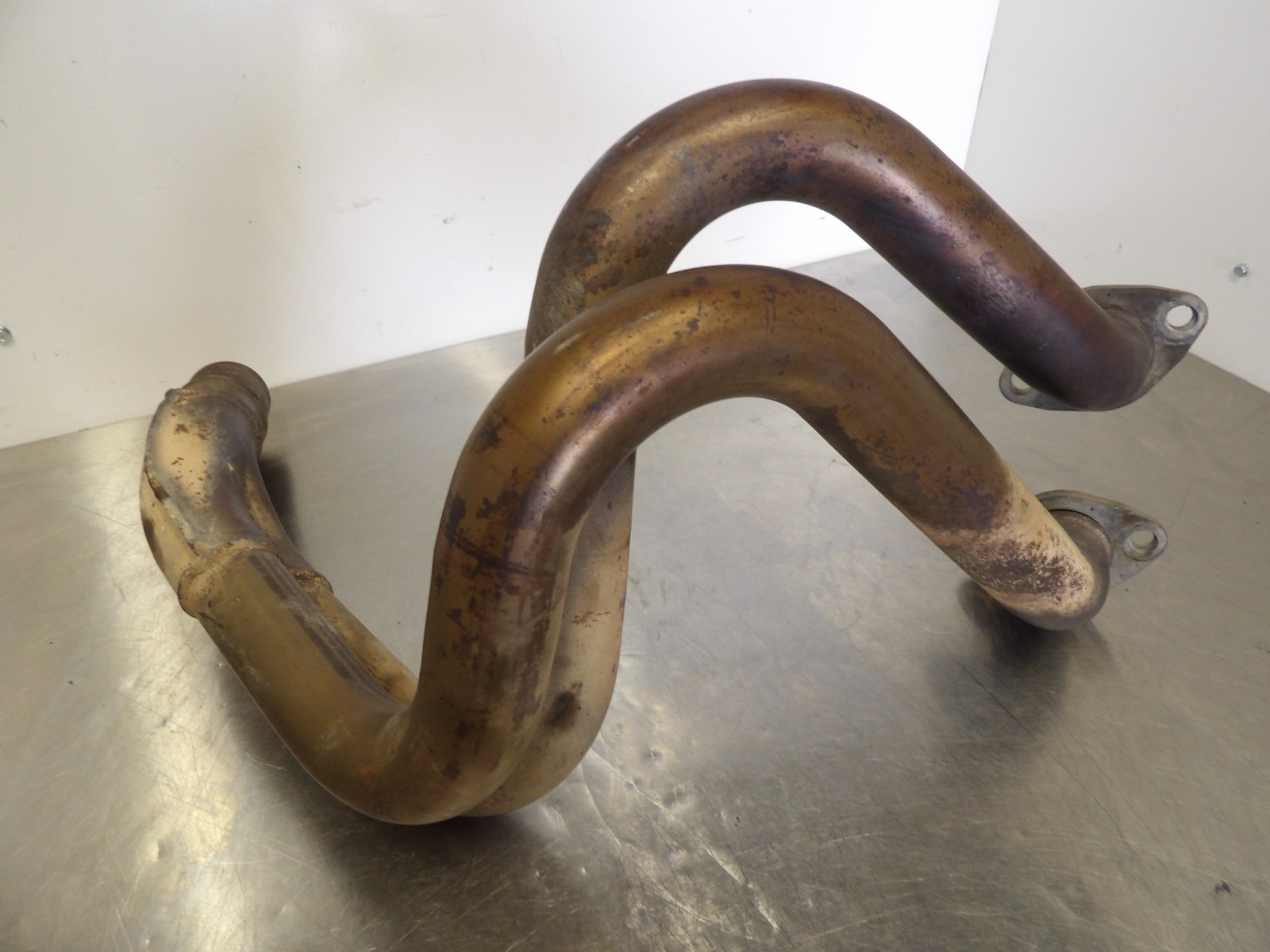 06-11 Kawasaki Ninja 650R EX650 headers front exhaust down pipes 39178-0074