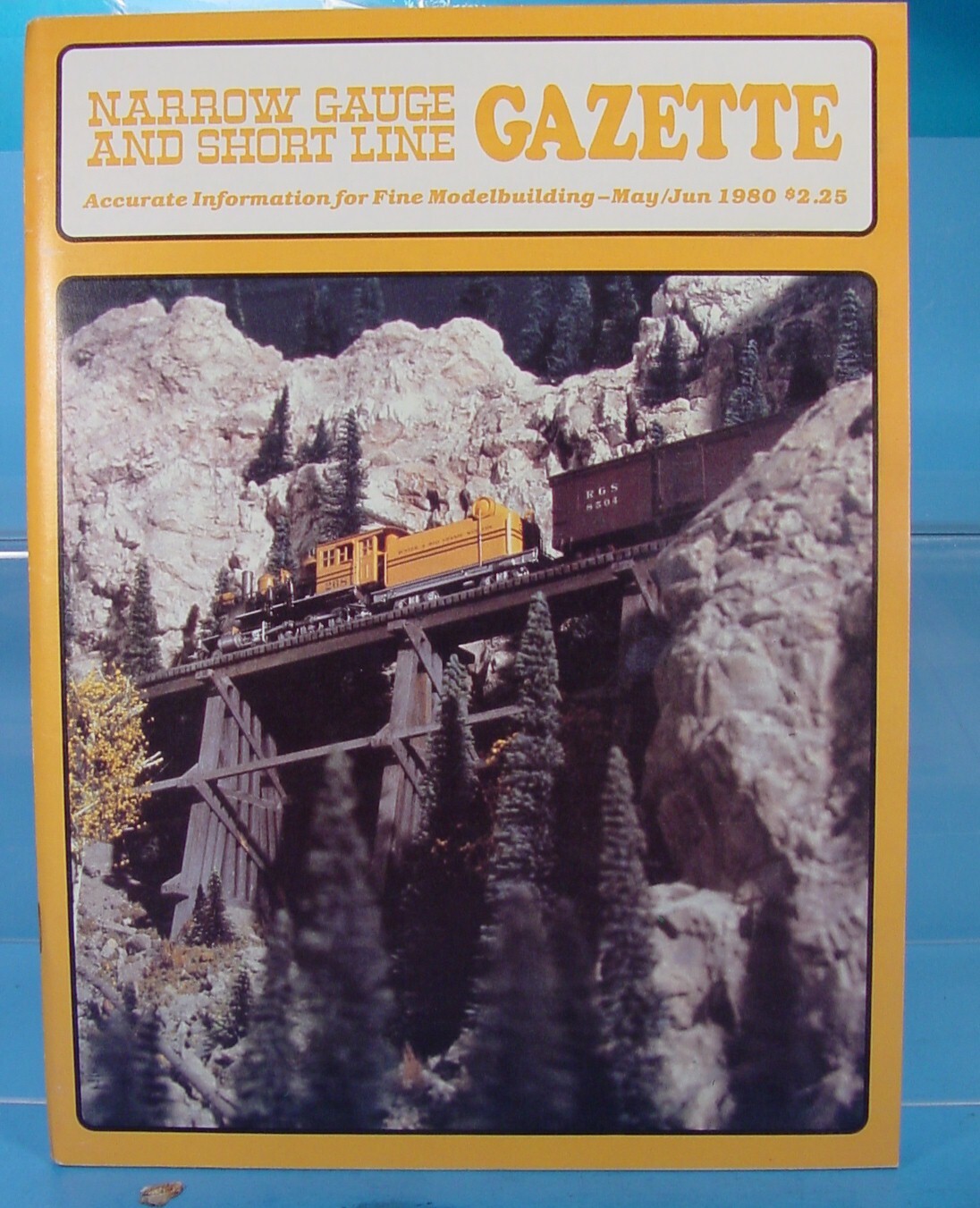 On3,On30,SN3,HOn3 NARROW GAUGE AND SHORT LINE GAZETTE MAGAZINE MAY/JUNE 1980