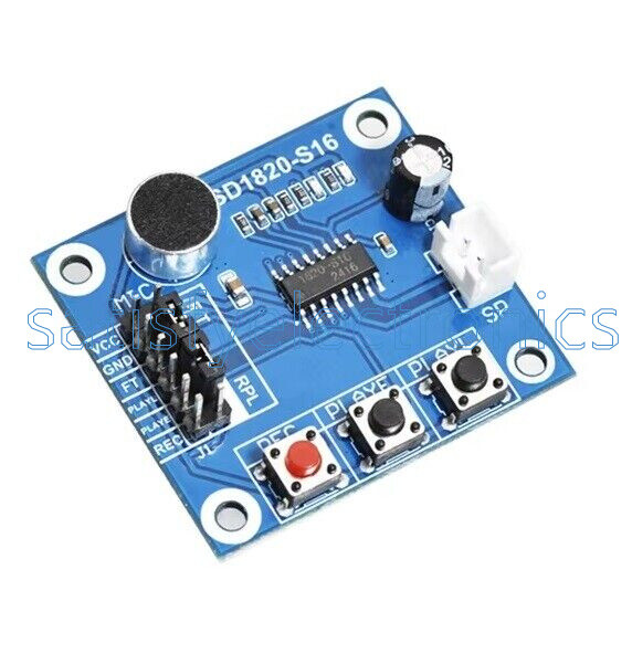 ISD1820 Sound Voice Recording Playback Module With Mic Sound Audio microphone