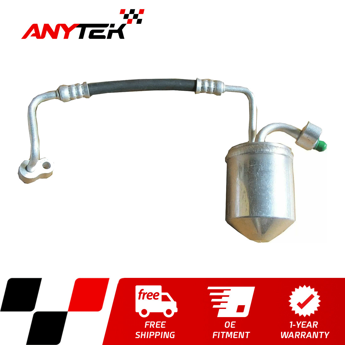 A/C Receiver Drier with Hose Assembly for 2005 Chevrolet Equinox LS LT 3.4L