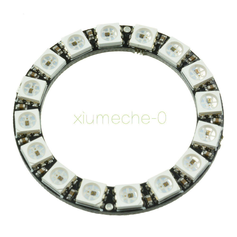 2PCS RGB LED Ring 16Bit WS2812 5050 RGB LED + Integrated Drivers For Arduino