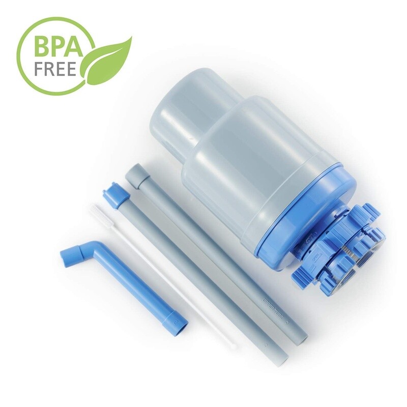 Dolphin Manual Drinking Water Pump 5-6 Gallon Bottles BPA Free Easy Use Plastic