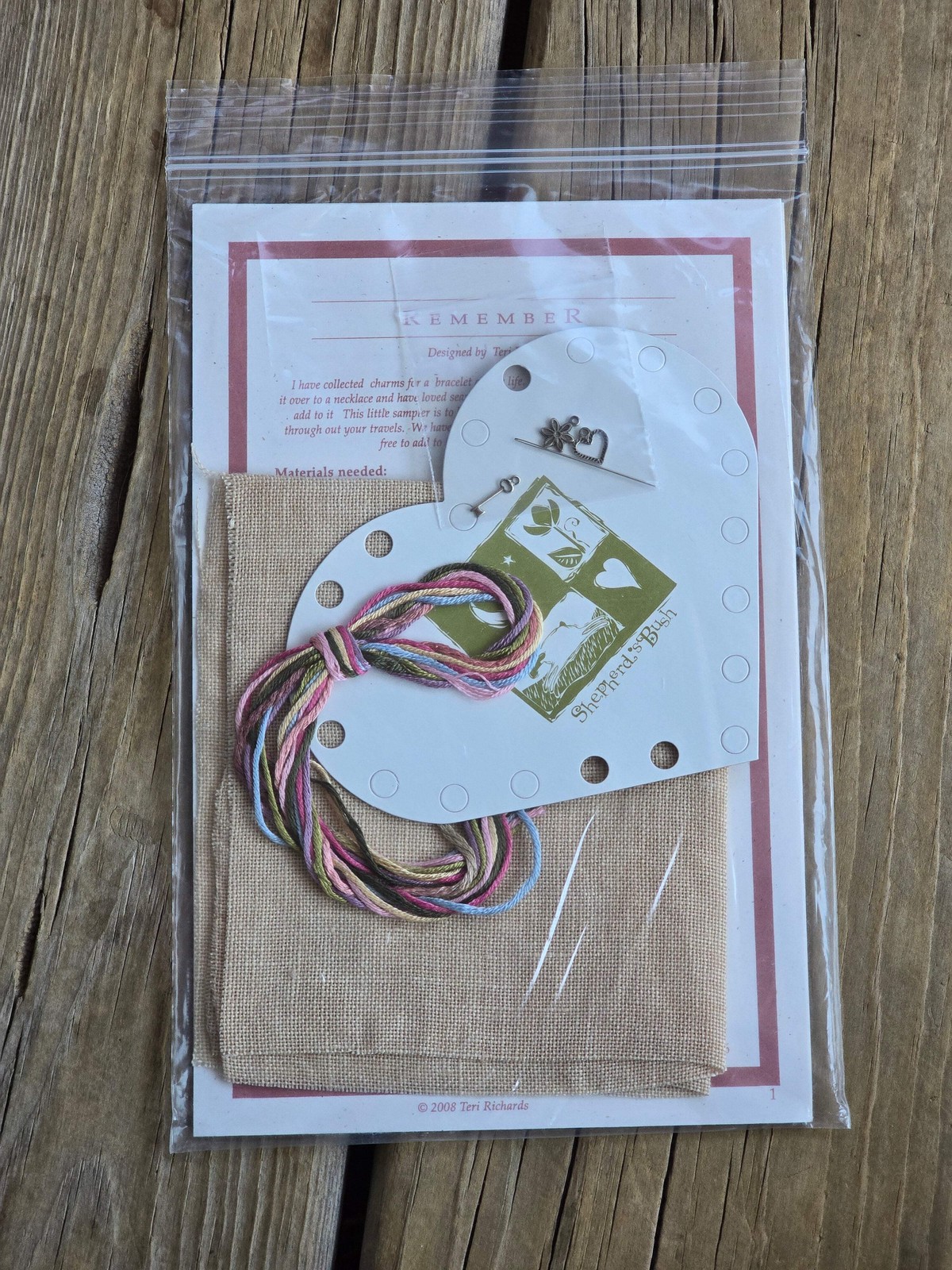 Shepherd's Bush - Remember - Cross Stitch Kit