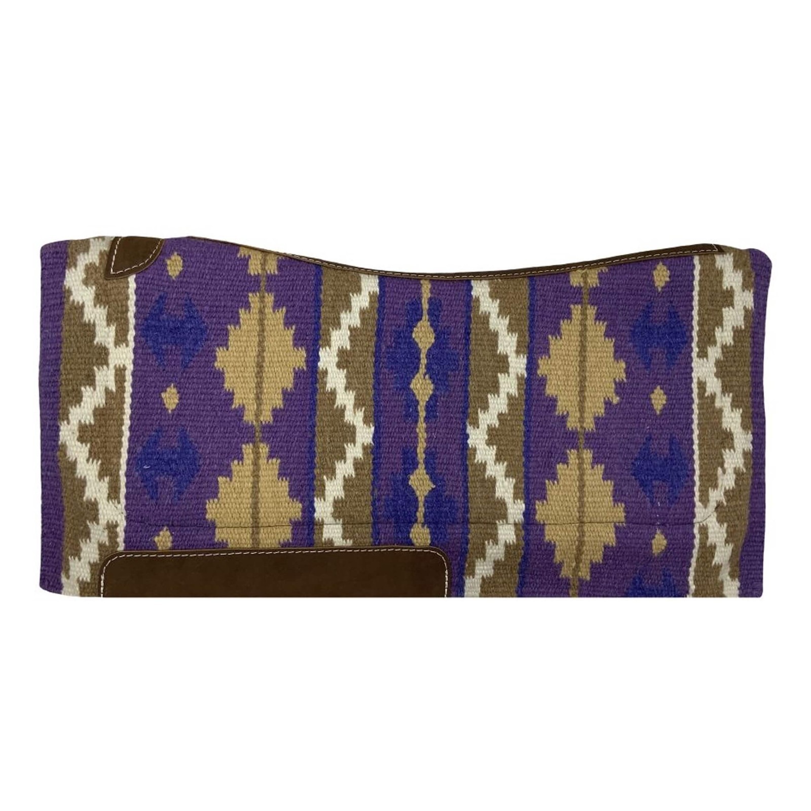 New 36" x 34" Wool Top Contoured Memory Fo Bottom Saddle Pad in Different Colors