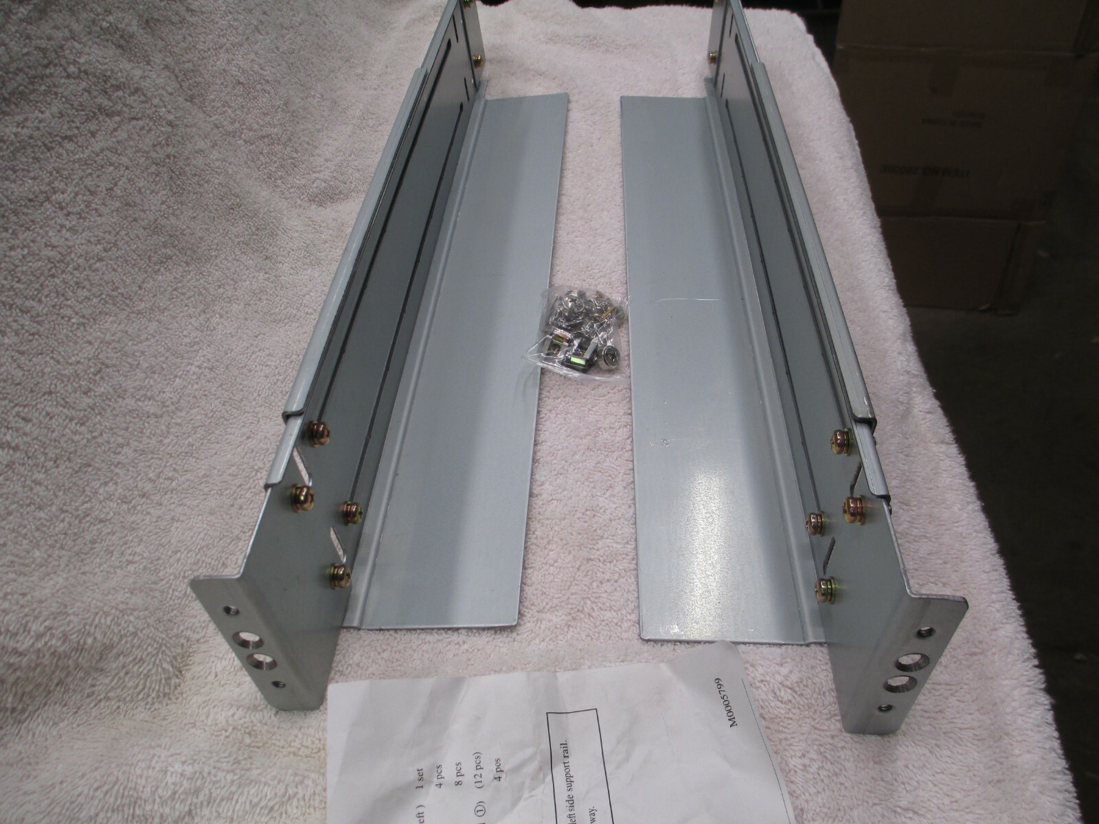 A11G & ASE-H Server Rack Support Rails, New, F8