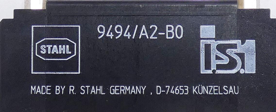 Steel 9494/A2-B0 BusRail Termination Start -used-