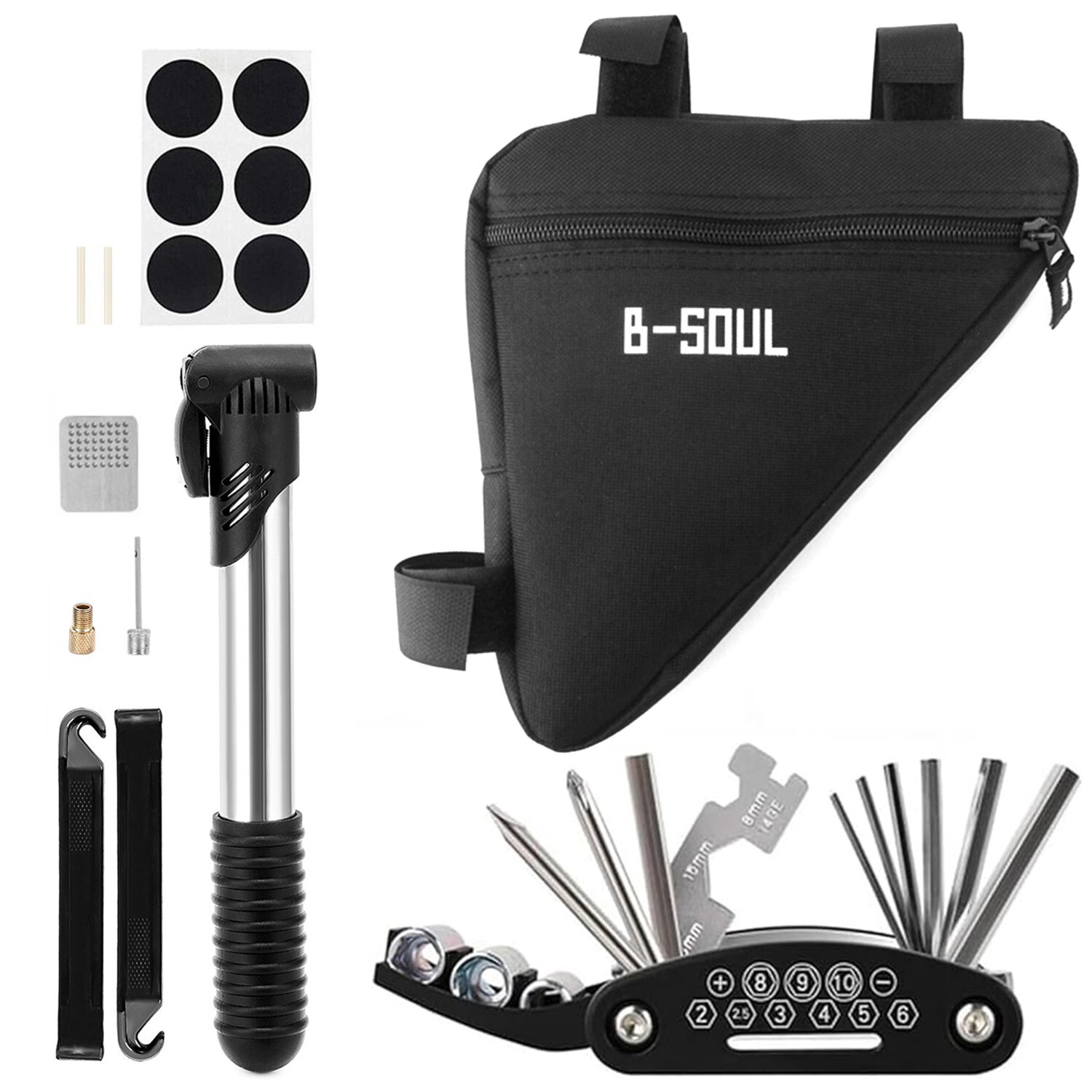 Bike Saddle Bag Bicycle Seat Bag Wedge Packs Cycling Under Seat Pouch