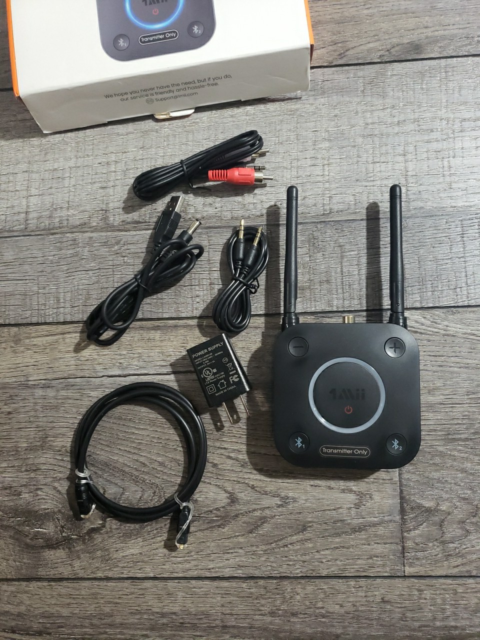 1Mii B06TX Long Range Wireless Bluetooth Audio Transmitter 5.0, Transmitter ONLY