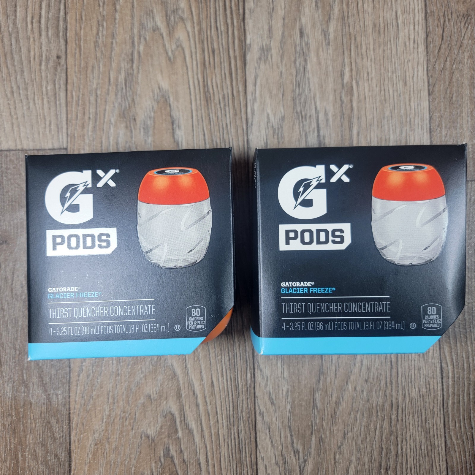 2x Gatorade GX Pods Lot of (2) 4 Packs of Glacier Freeze Cherry 01/26