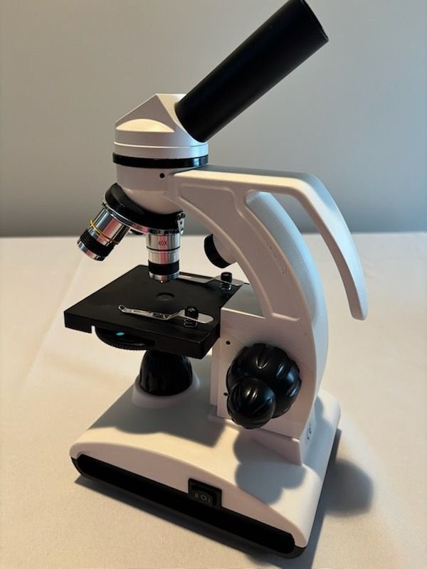 TELMU Microscopes for Students Adults, 40X-1000X Compound Monocular Microscope