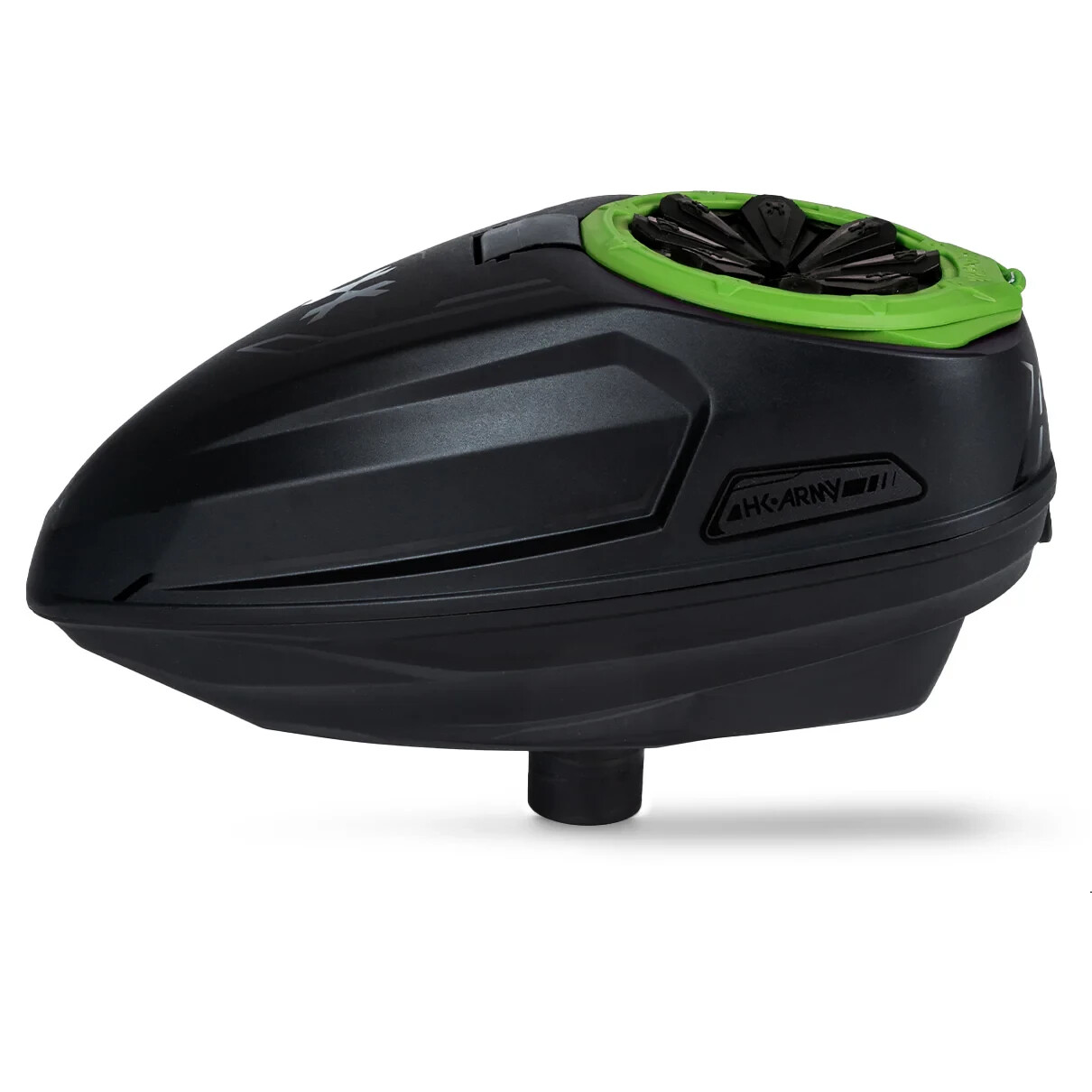 HK Army Sonic Plus Electronic Paintball Loader Feeder Hopper  Black/Green Speed