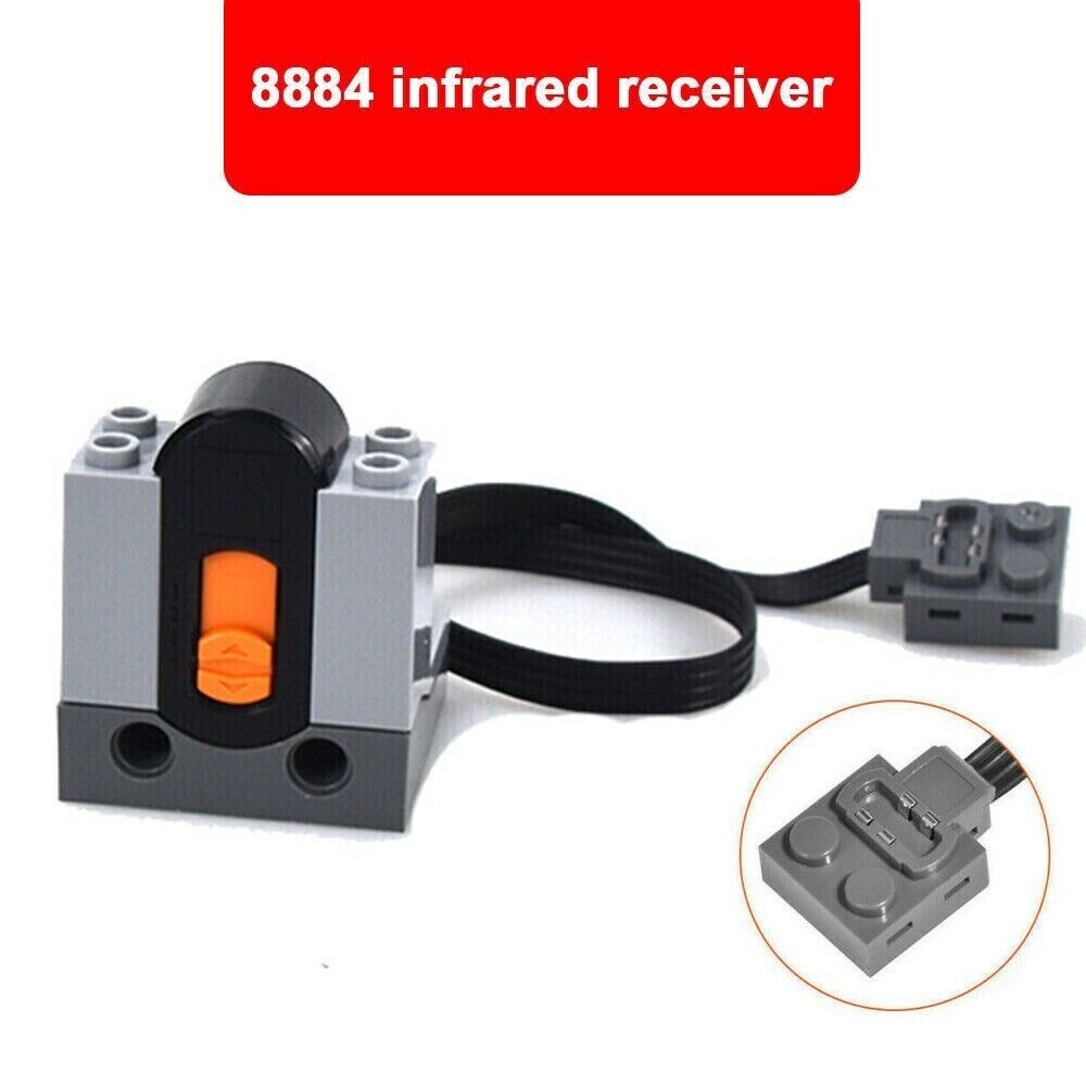 4Pcs Power Functions Battery Box Train Motor IR Receiver Controlled For Lego Set