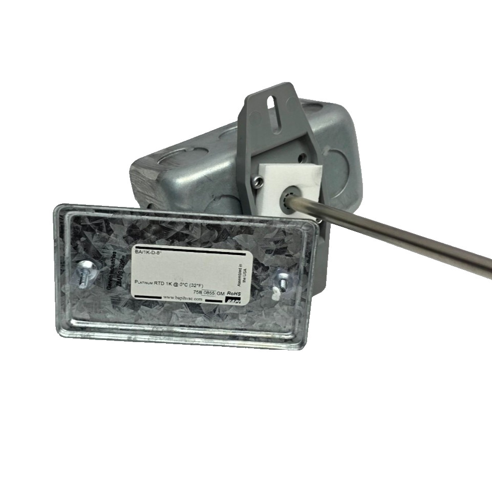 BAPI BA/1K-D-8" Platinum RTD 1K @ 0° C (32° F) Probe