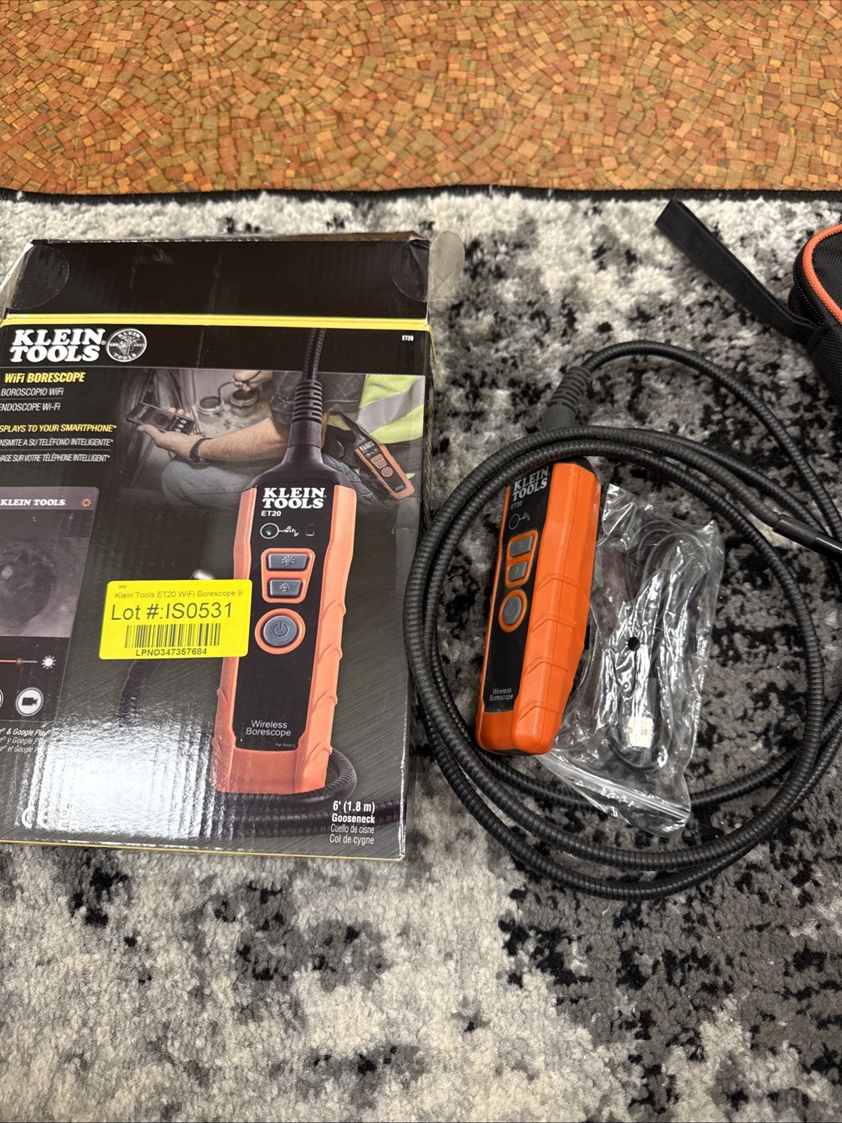 Klein Tools ET20 WIfi Borescope Inspection Camera