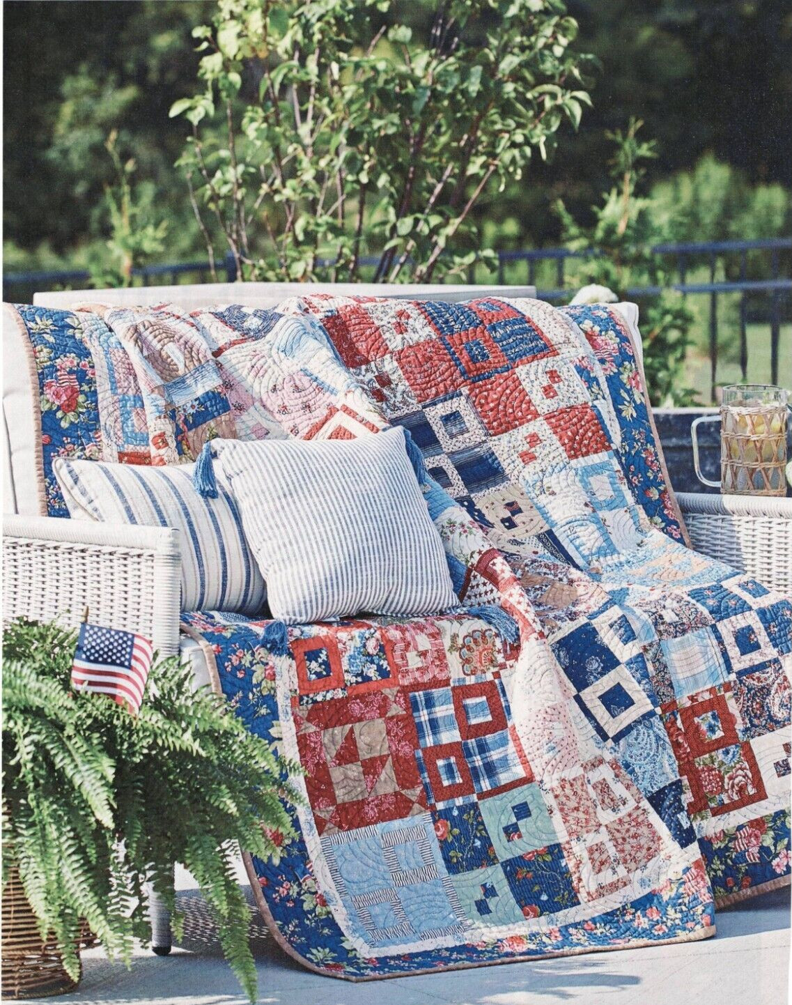 Summer On The Coast Quilt Pattern Pieced RL