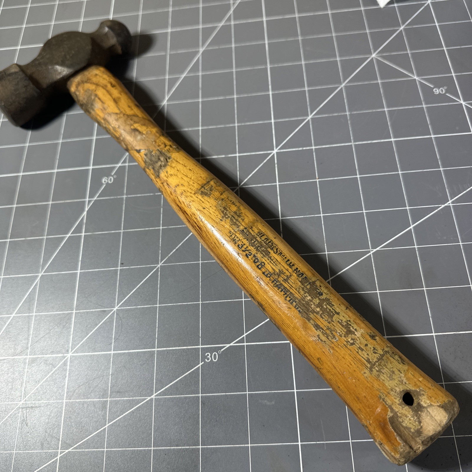 Blue Point By Snap On BP24 24 Oz Ball Peen Hammer 15 1/4" Long USA