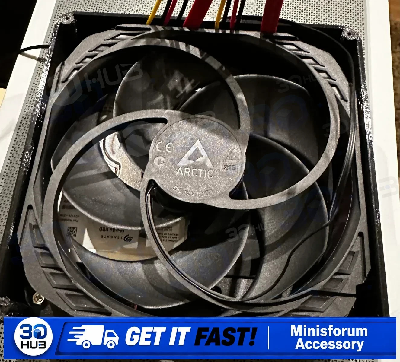 Minisforum HM90 Bottom Cooling Case - 2x 2.5" Disk Mount