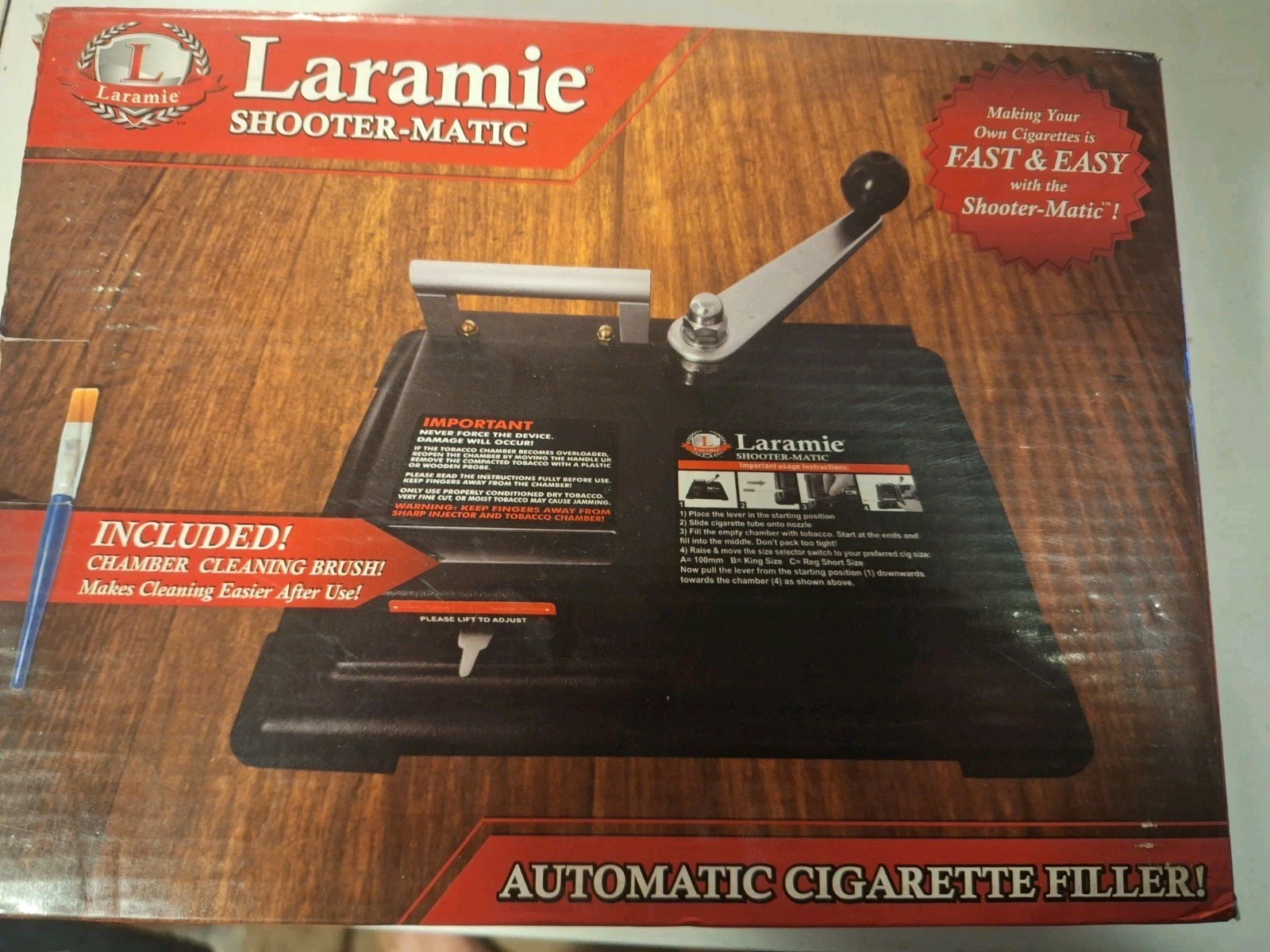 Laramie Shoot-O-Matic Cigarette Machine New In Box