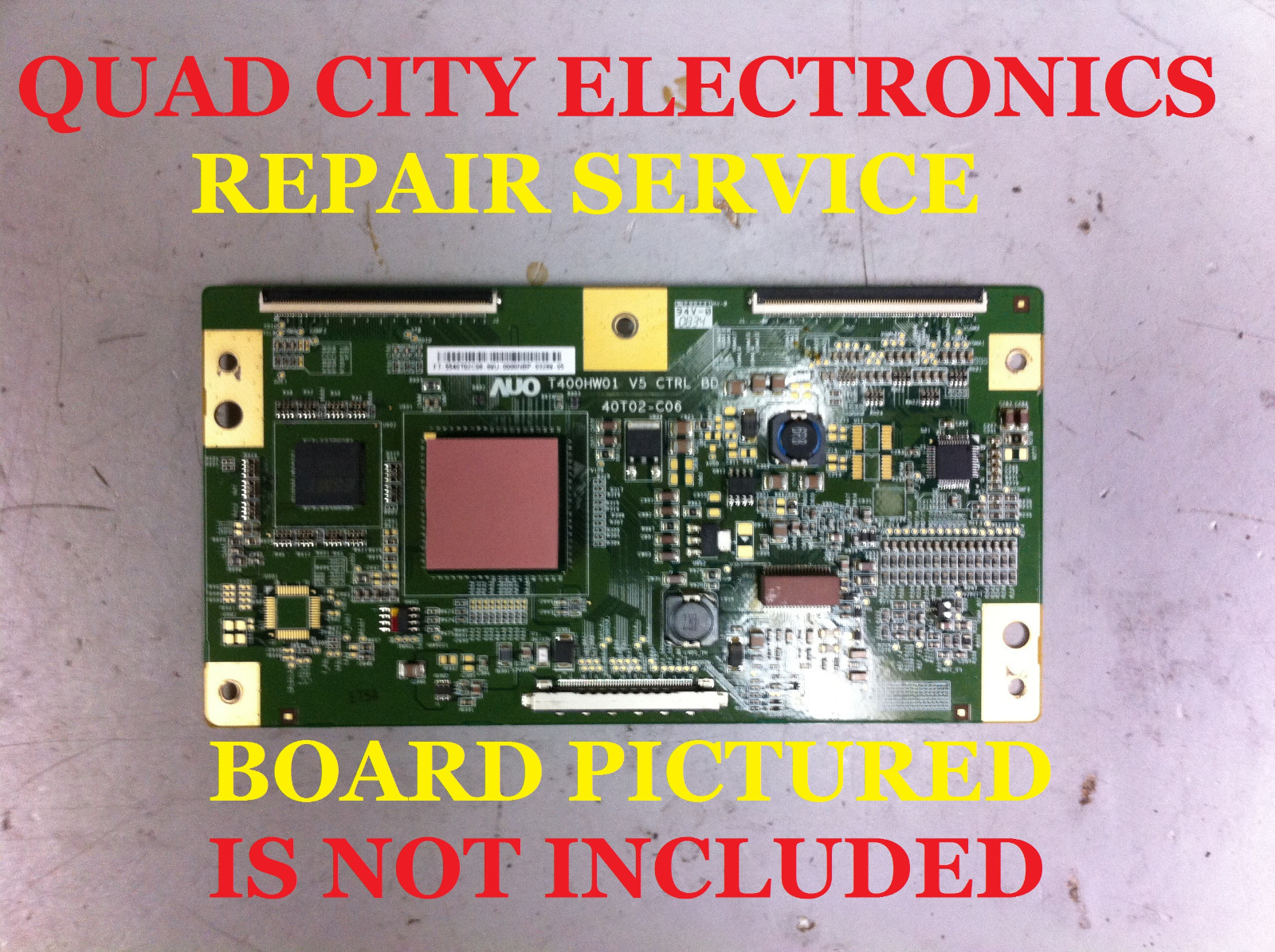 T400HW01 V5 55.40T02.C08 REPAIR SERVICE for T-CON Board KDL-40V4100 Etc.