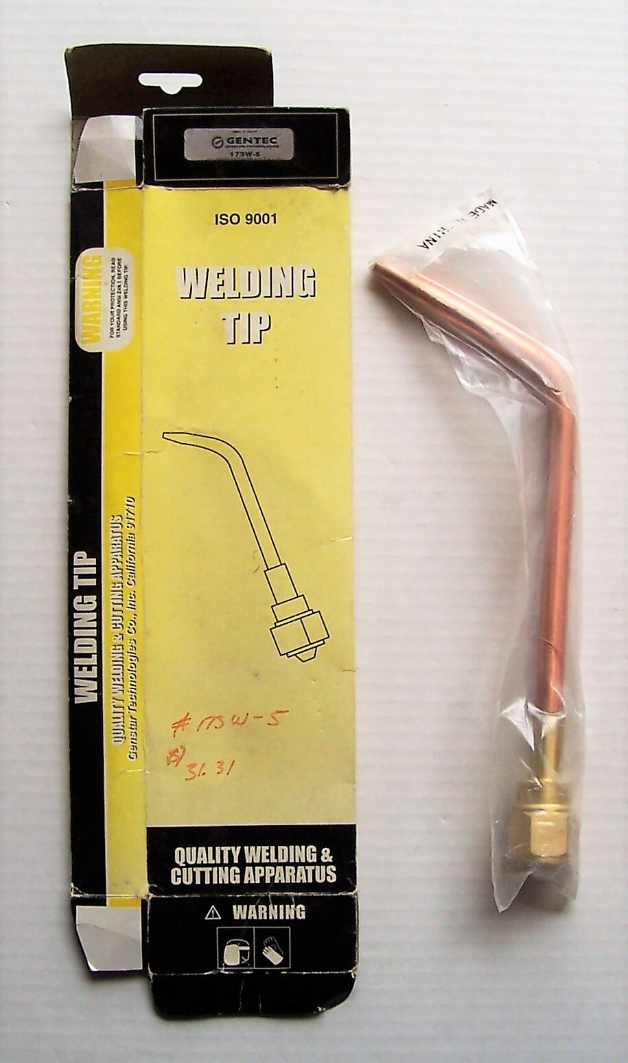 NEW Gentec 173W-5 Heavy Duty Cutting Tip